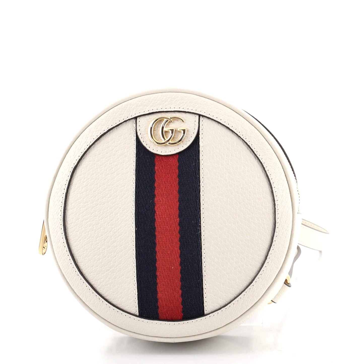 Ophidia Round Backpack Leather Mini