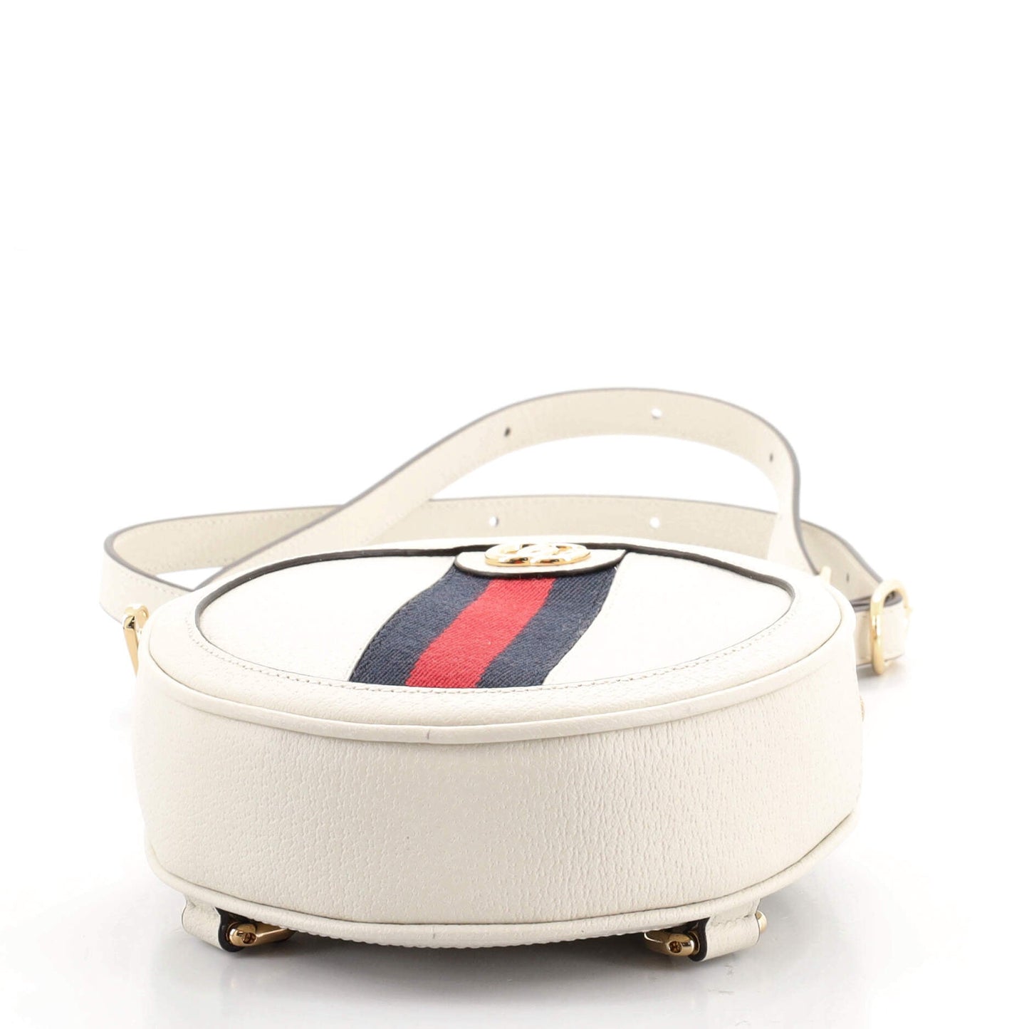 Ophidia Round Backpack Leather Mini