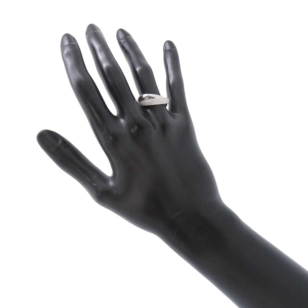 TIFFANY&Co. Paloma Melody 2 Band Ring Size Approximately No. 1260574189 18K White Gold