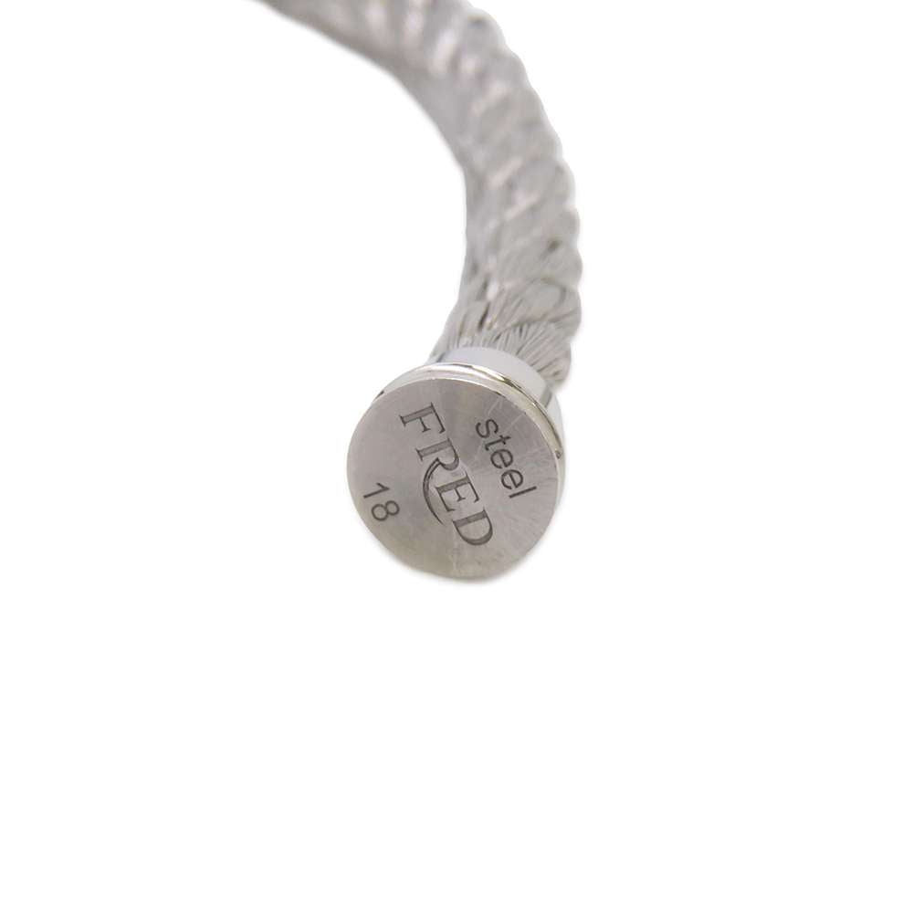 FRED Force 10 Bracelet Size Large/180B0050-6B0109 18KWG Stainless Steel