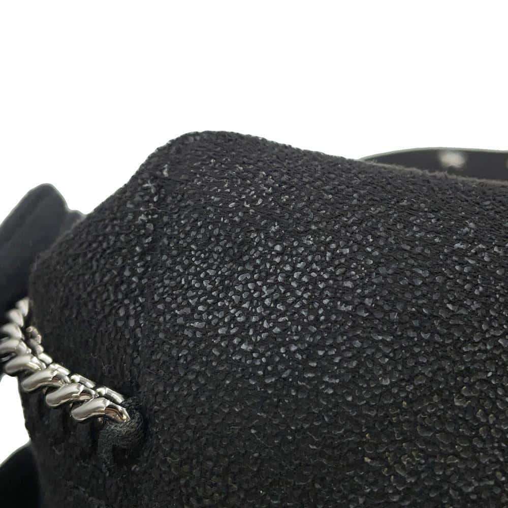 Stella McCartney Falabella Star Studded Zip Around Backpack Black468952 Polyester