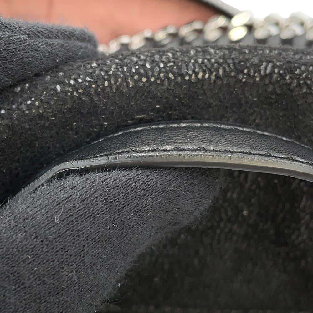 Stella McCartney Falabella Star Studded Zip Around Backpack Black468952 Polyester