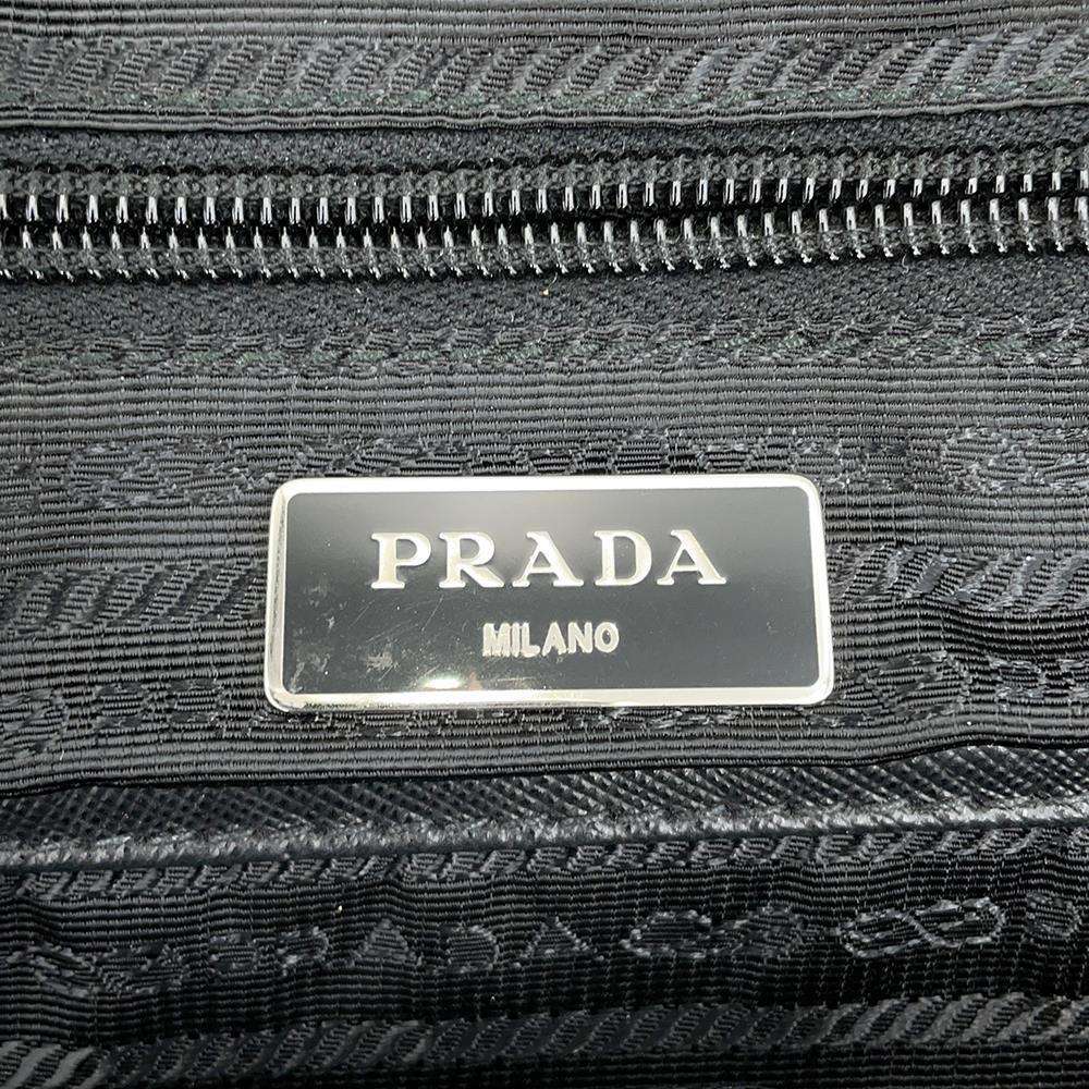 PRADA Leopard Backpack Black/Brown1BZ001 Nylon
