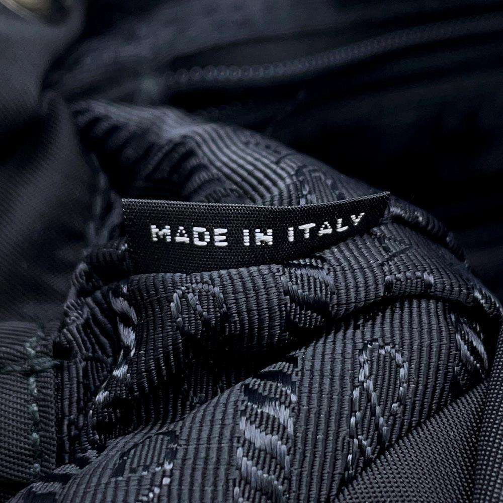 PRADA Backpack Black1BZ677 Nylon Leather Size Small