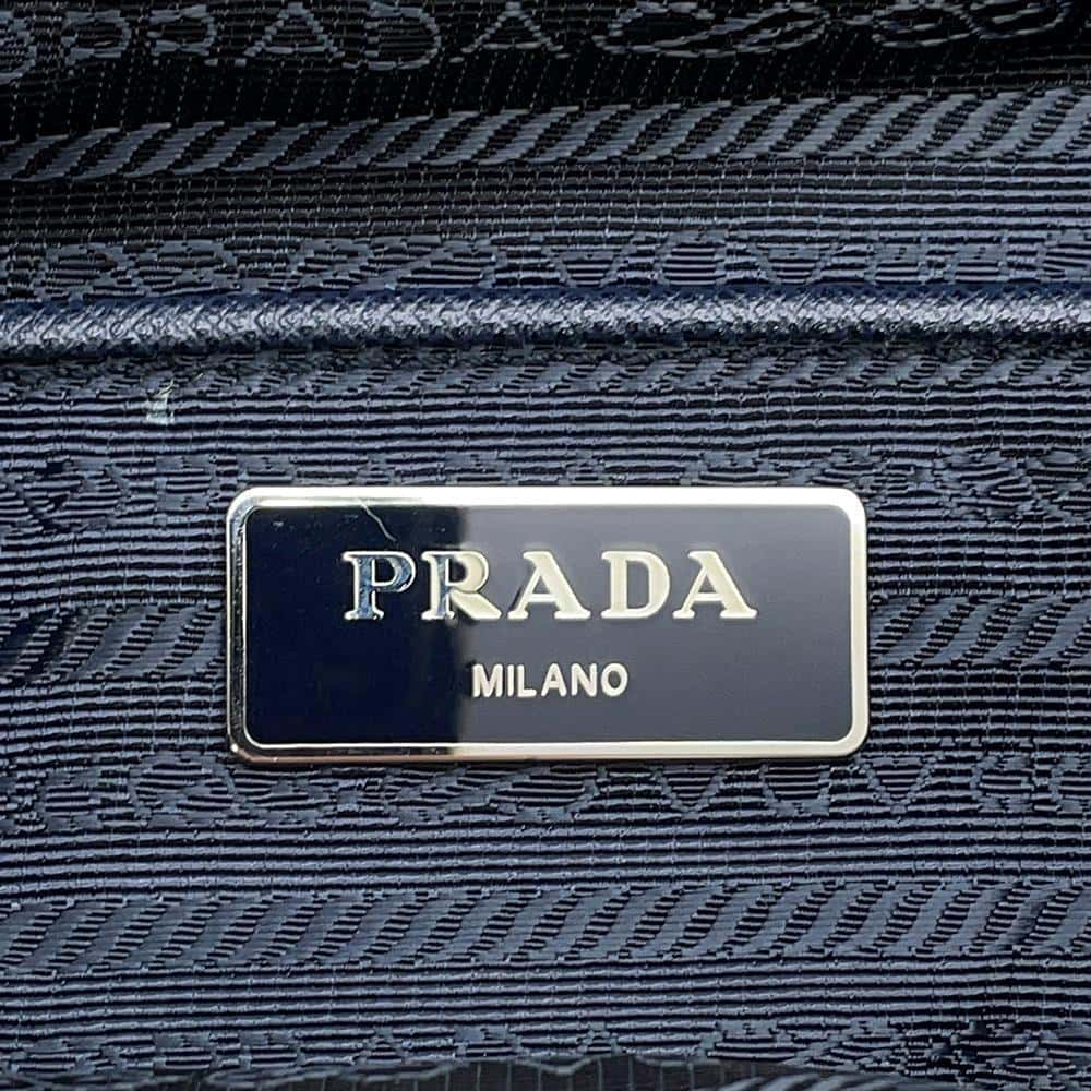 PRADA Backpack Navy/Red1BZ811 Nylon