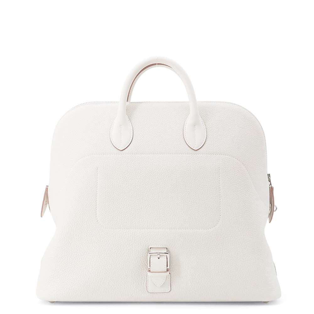 HERMES Bolide Backpack Grease pail Togo Leather Swift Leather