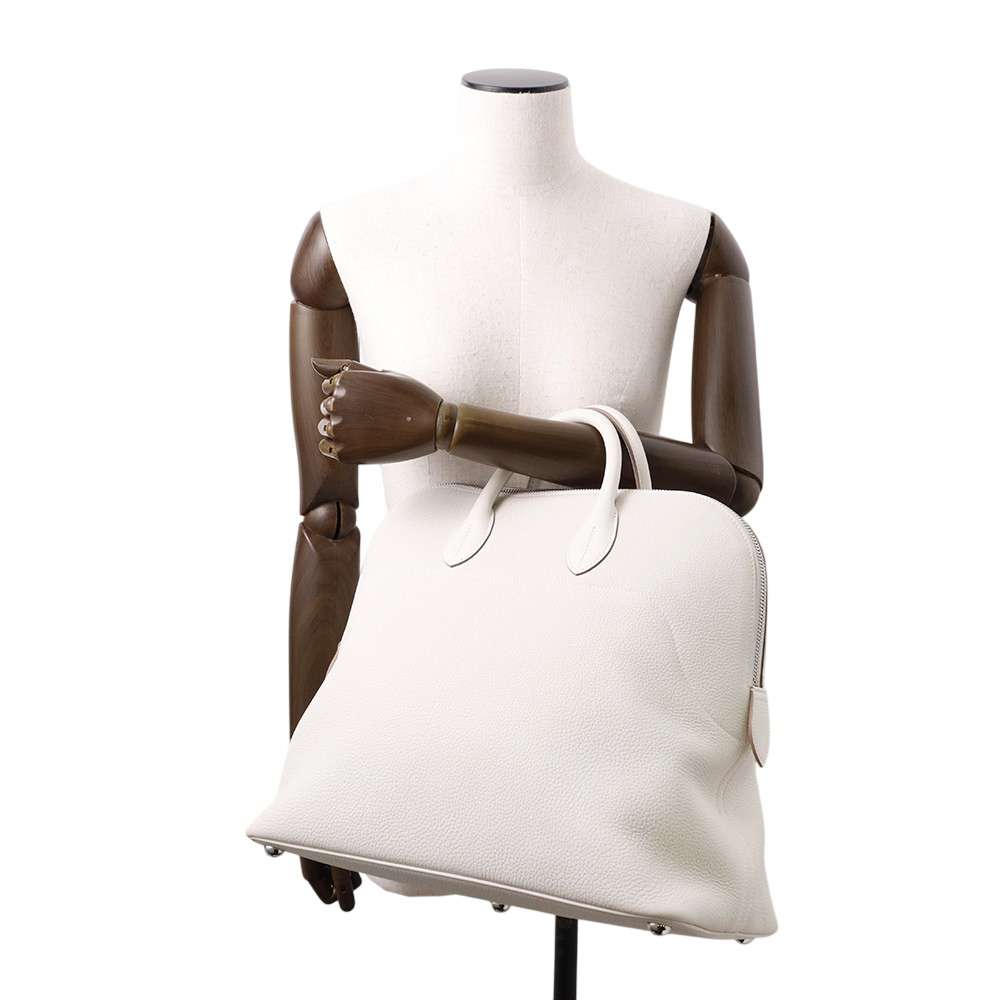 HERMES Bolide Backpack Grease pail Togo Leather Swift Leather