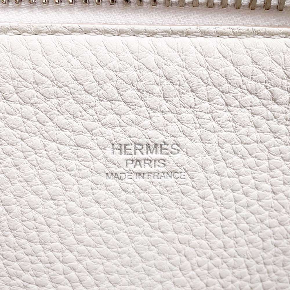 HERMES Bolide Backpack Grease pail Togo Leather Swift Leather