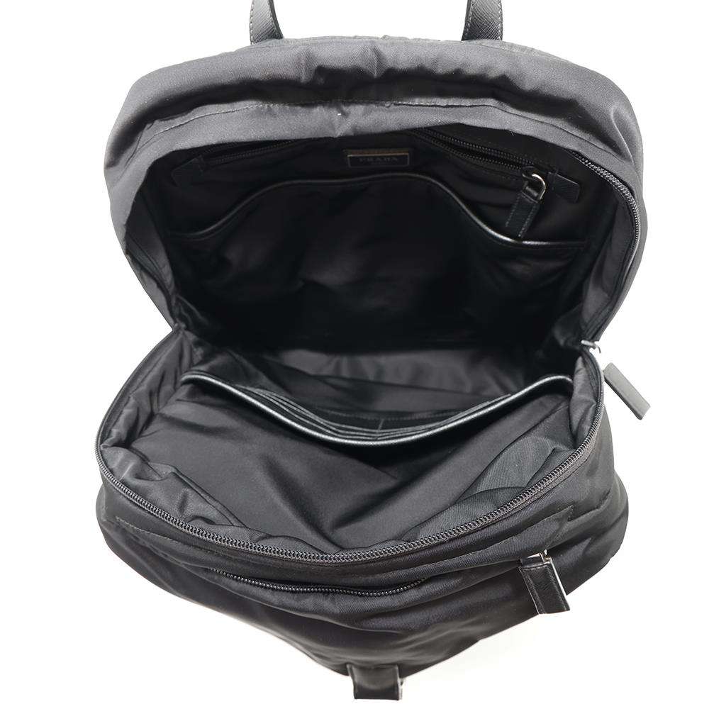 PRADA Re-Nylon xSaffiano Leather Backpack Black2VZ028 Nylon
