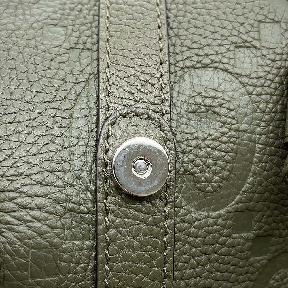 GUCCI Jumbo GG Backpack Khaki625770 Leather