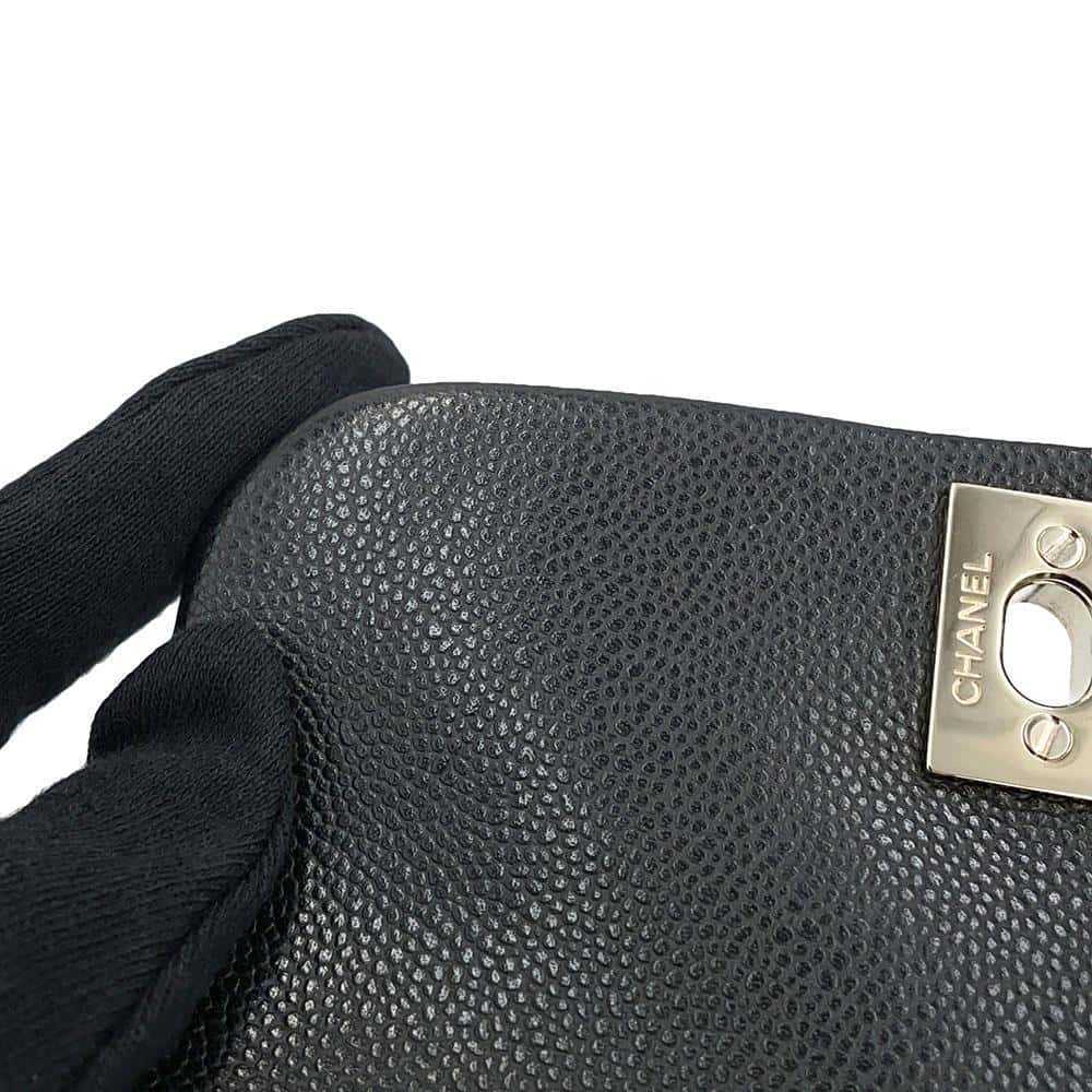 CHANEL Matelasse Backpack CC Logo Pocket BlackAS4399 Caviar Leather