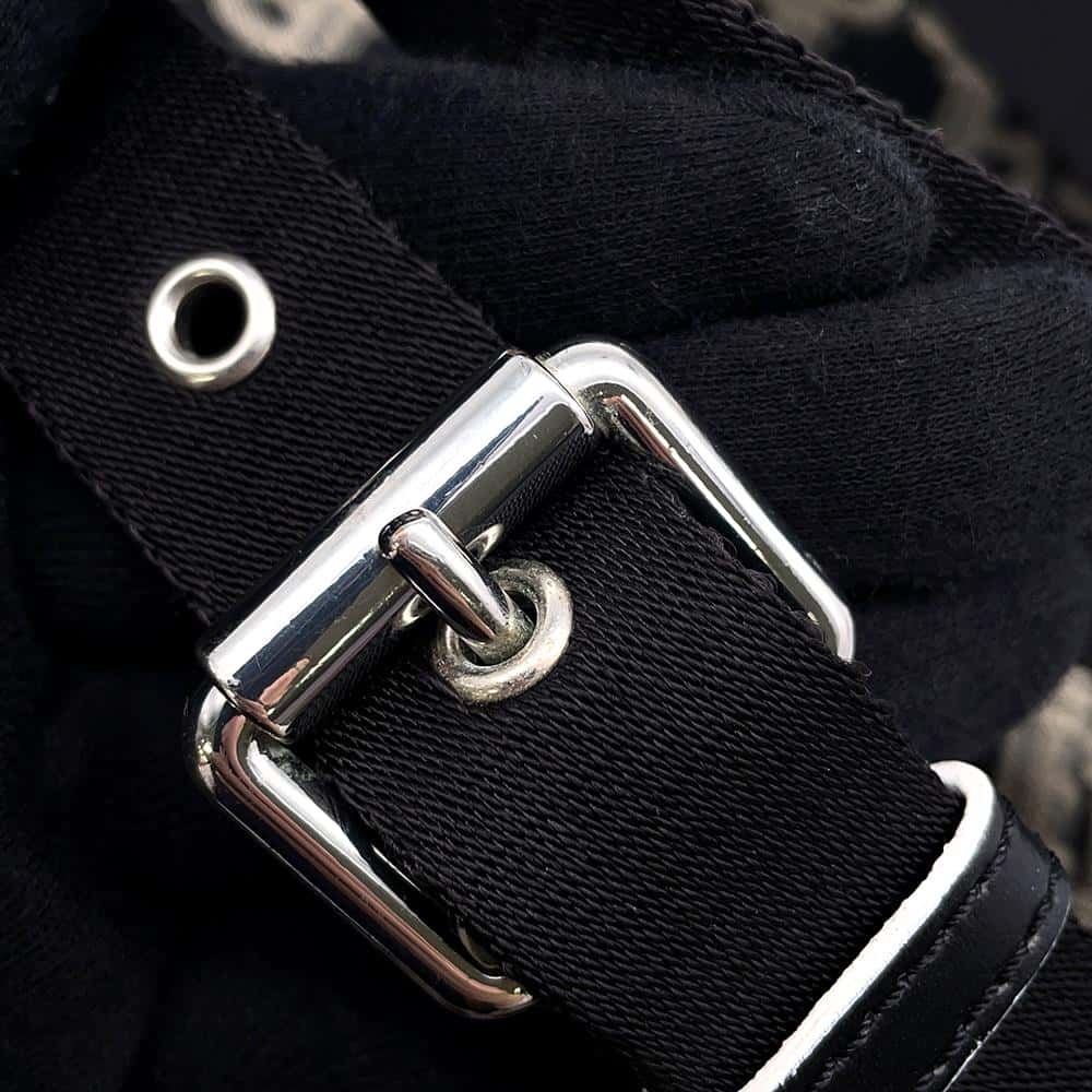 Balmain Backpack Brown Canvas