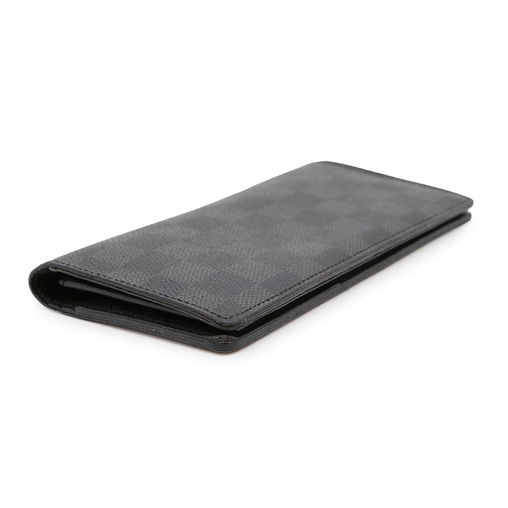 LOUIS VUITTON Portefeuille Brazza NoirN62665 Damier Graphite