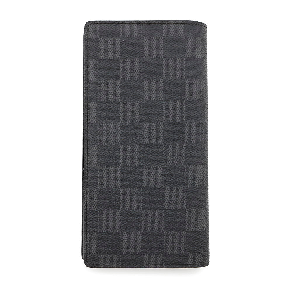 LOUIS VUITTON Portefeuille Brazza NoirN62665 Damier Graphite