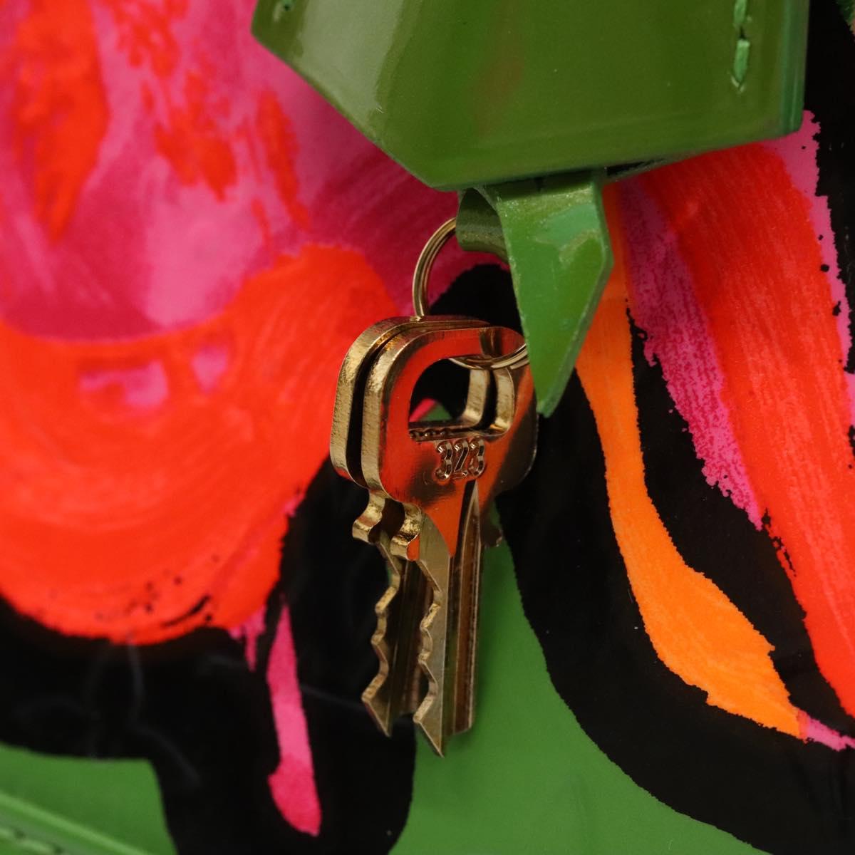 Louis Vuitton Alma Green Patent Leather Bag