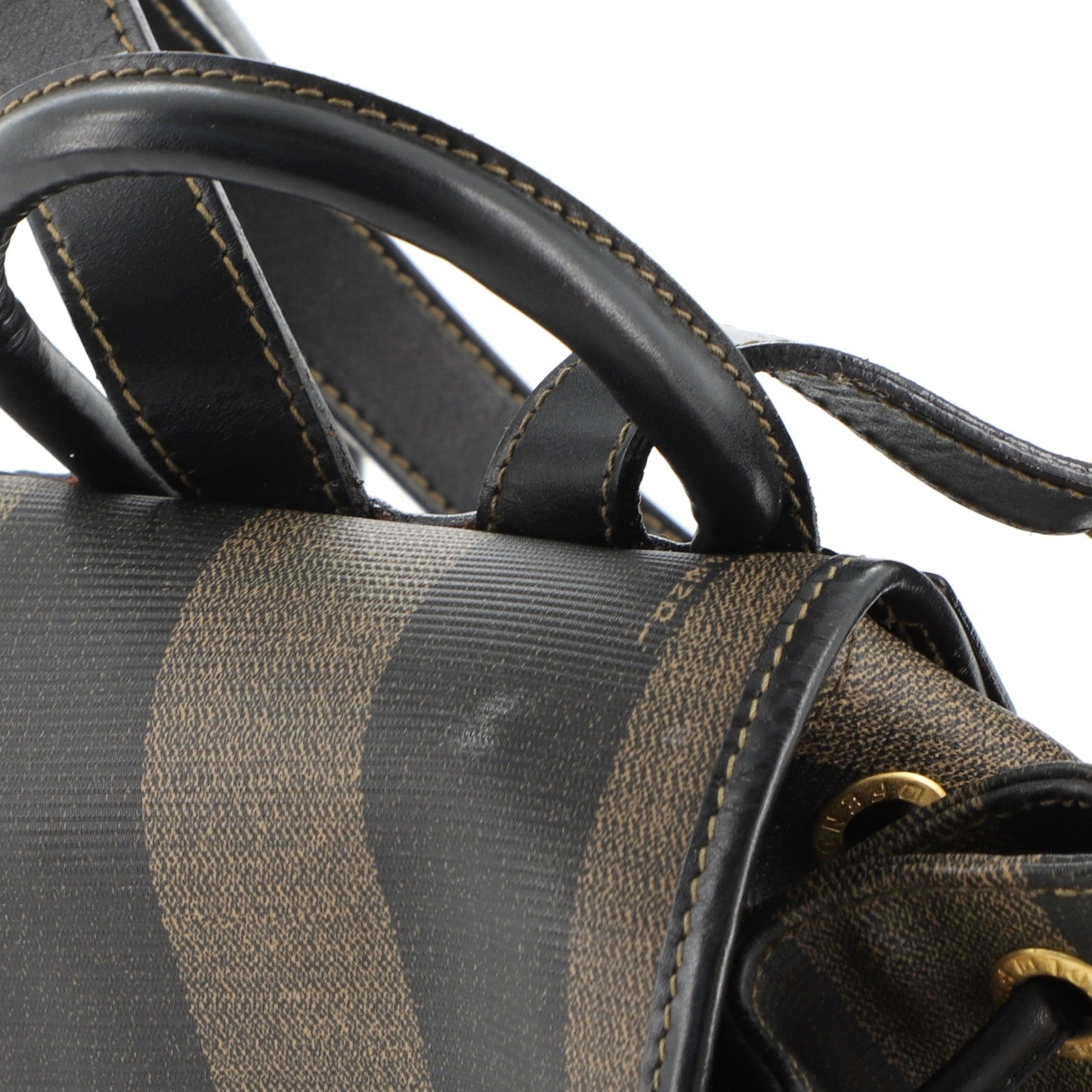 Pequin Front Pocket Backpack Coated Canvas Mini