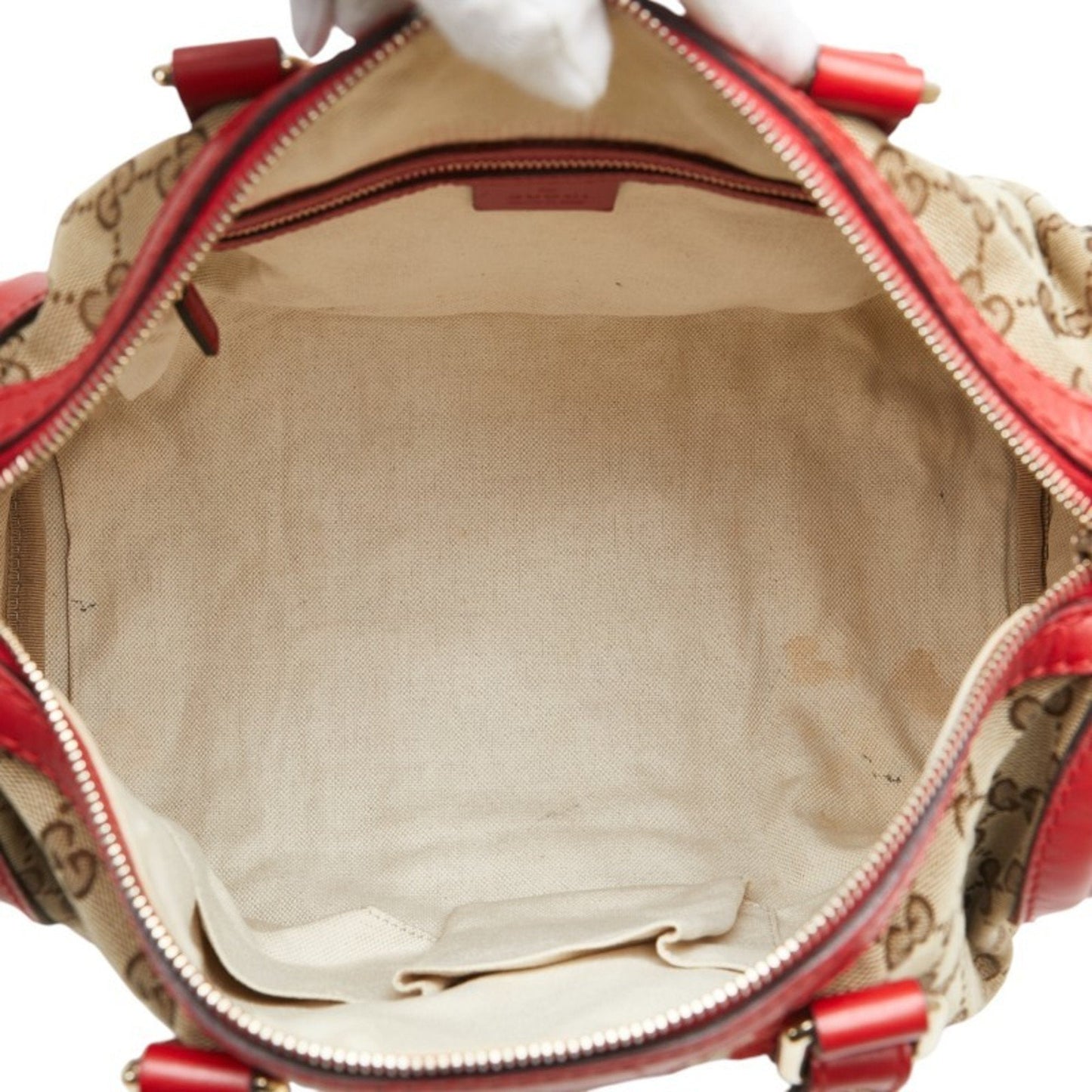 Gucci Sherry Beige Canvas Bag