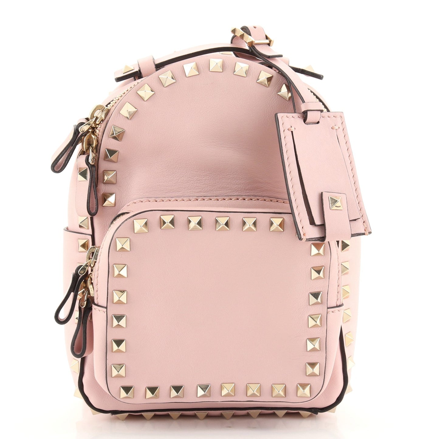 Rockstud Backpack Leather Mini