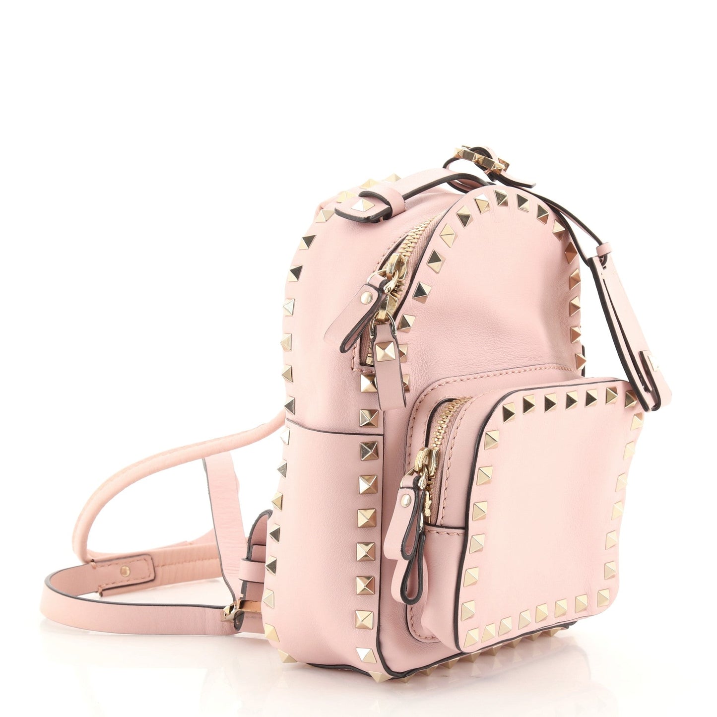Rockstud Backpack Leather Mini