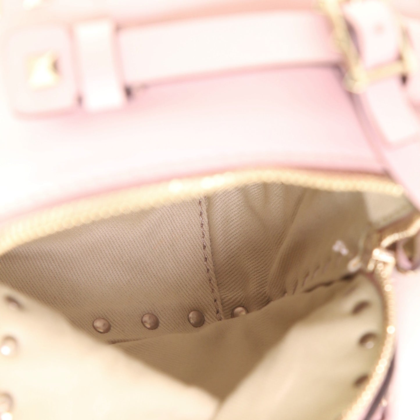 Rockstud Backpack Leather Mini