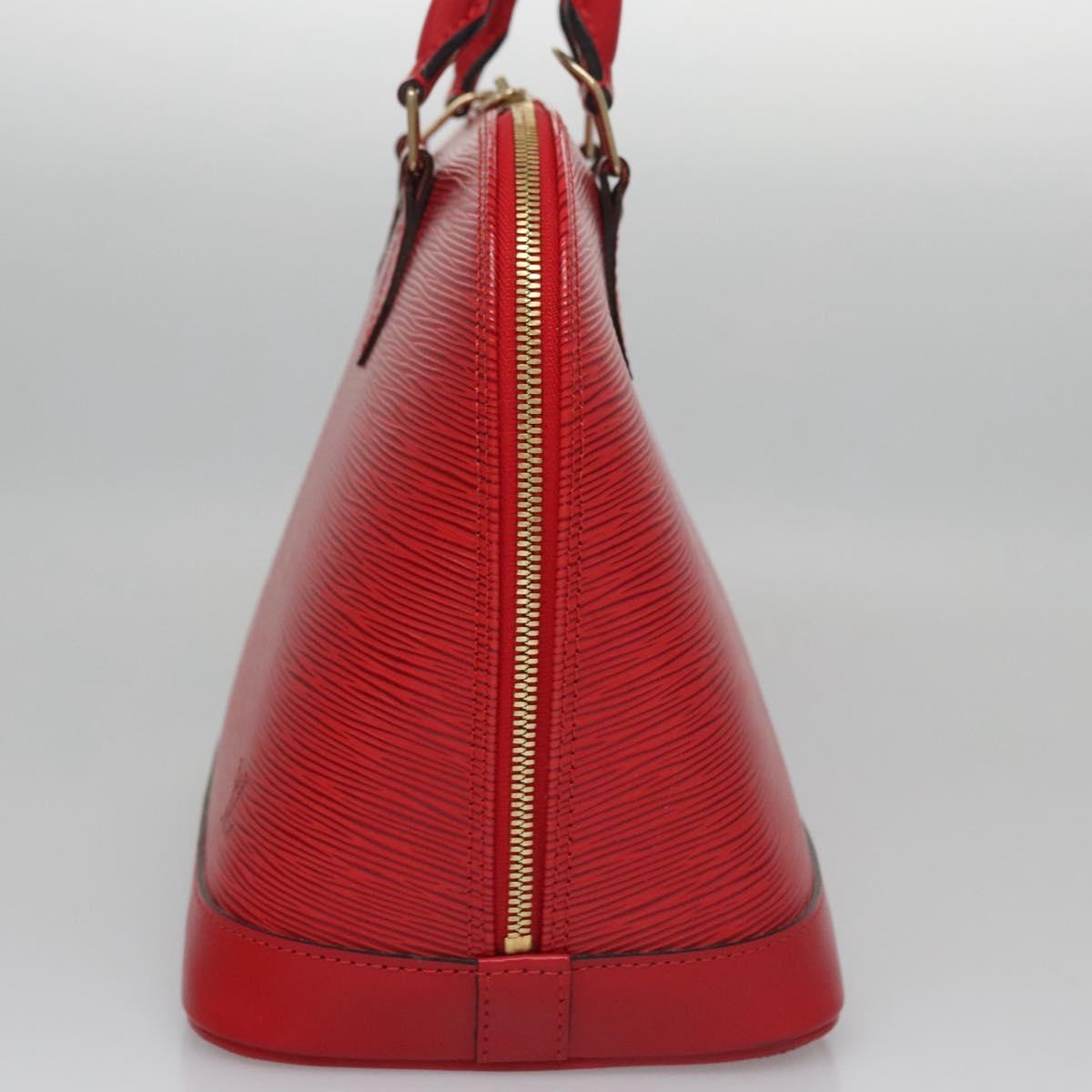 Louis Vuitton Alma Red Leather Bag