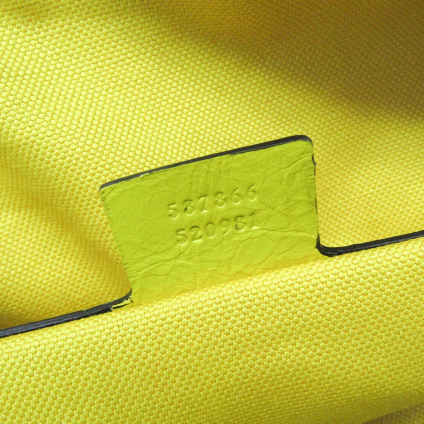 Gucci Interlocking Yellow Leather Bag