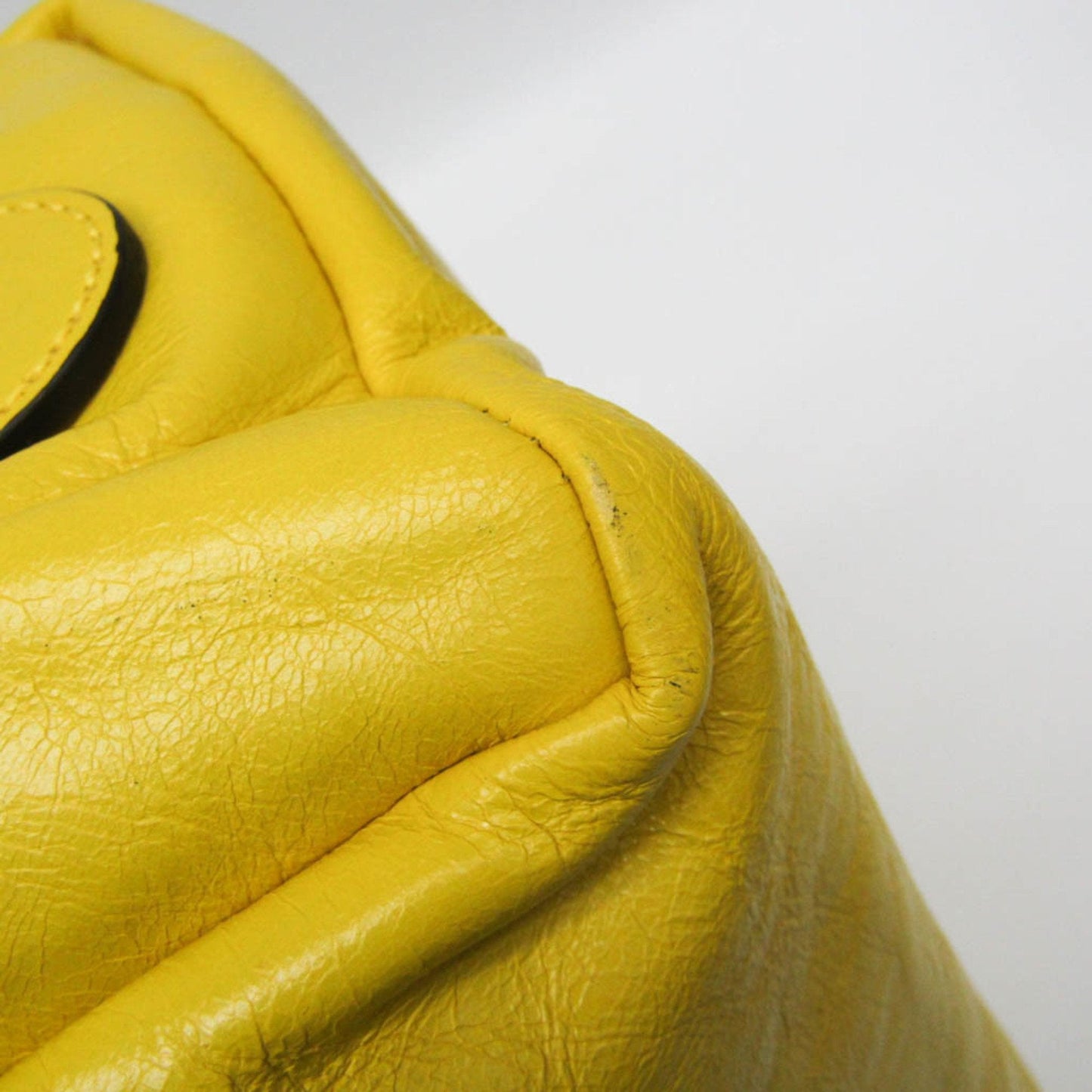Gucci Interlocking Yellow Leather Bag