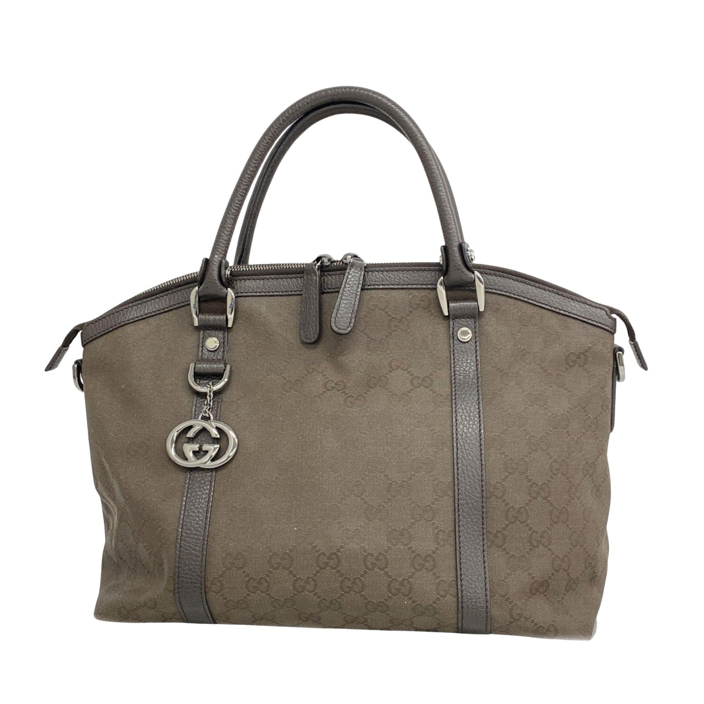 Gucci Brown Canvas Bag