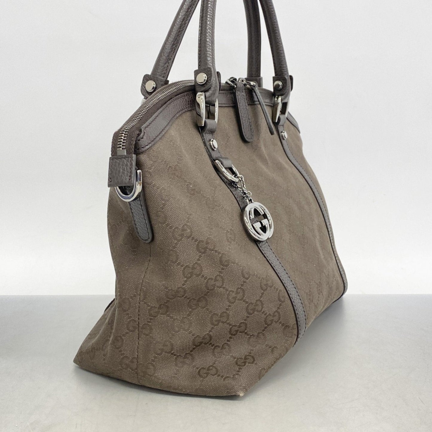 Gucci Brown Canvas Bag