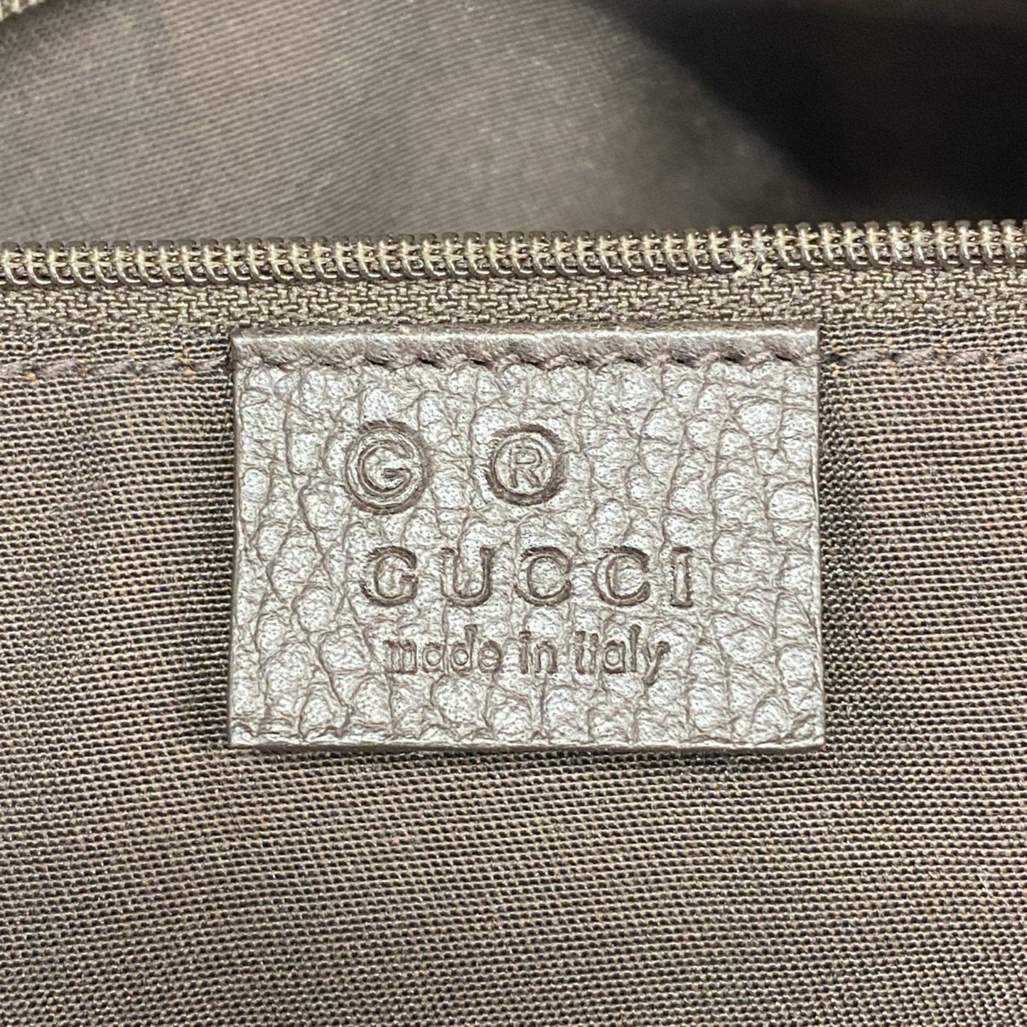 Gucci Brown Canvas Bag