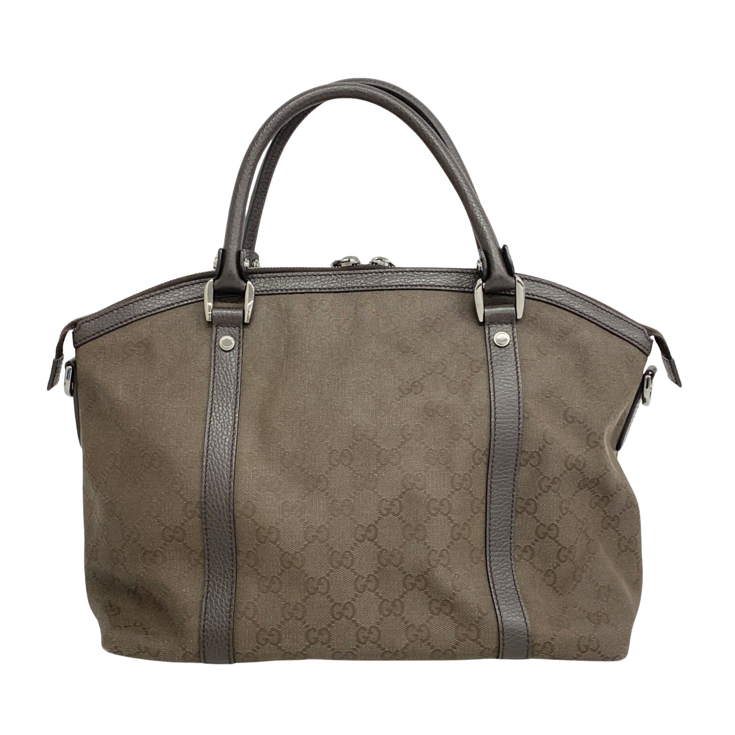 Gucci Brown Canvas Bag