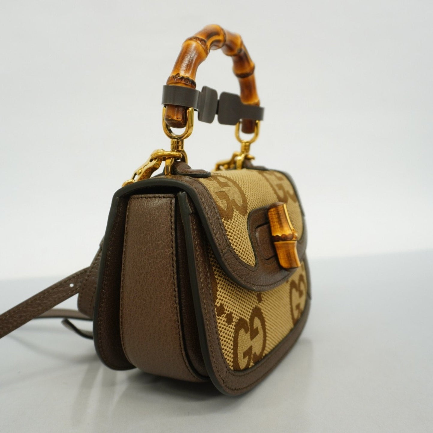 Gucci Brown Canvas Bag