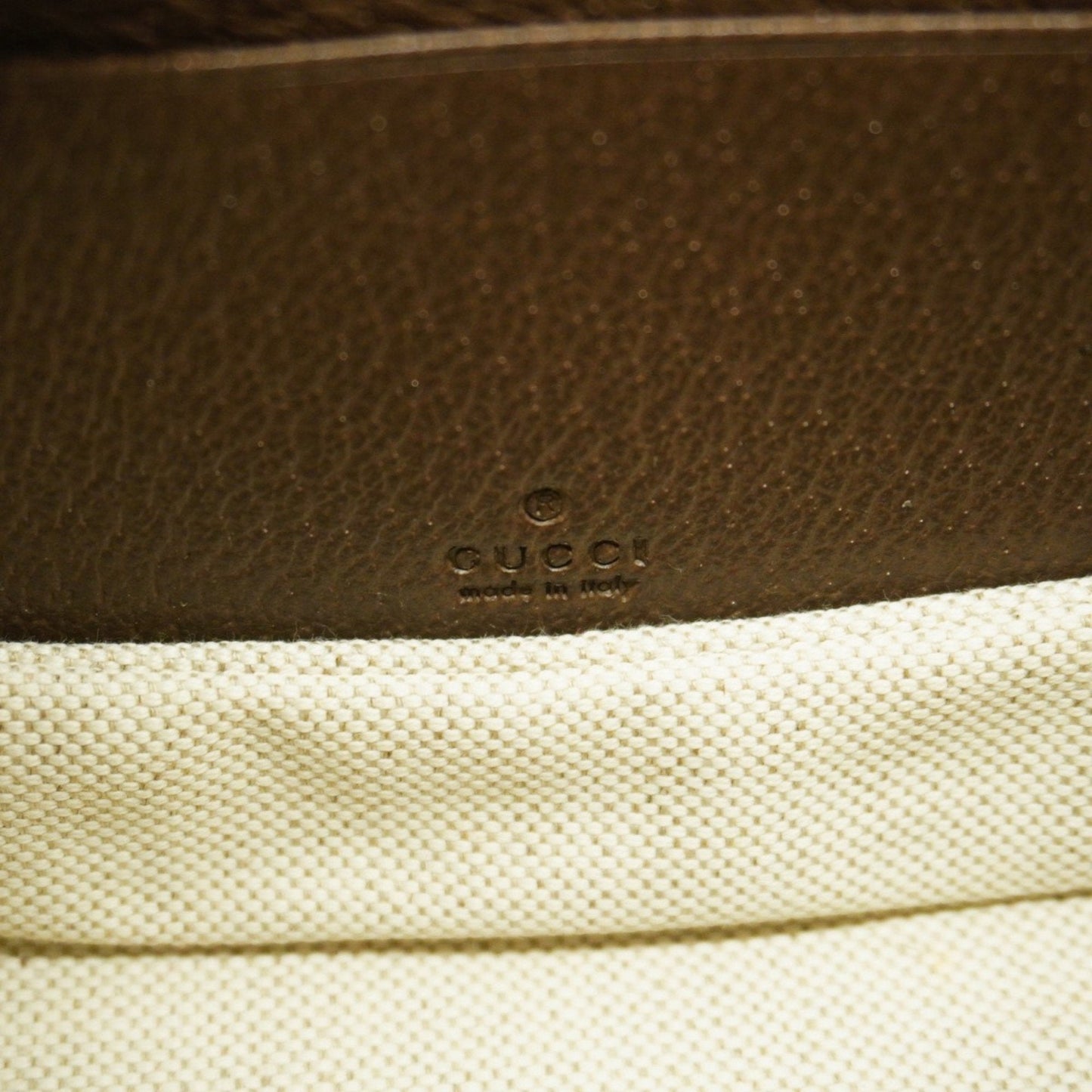 Gucci Brown Canvas Bag