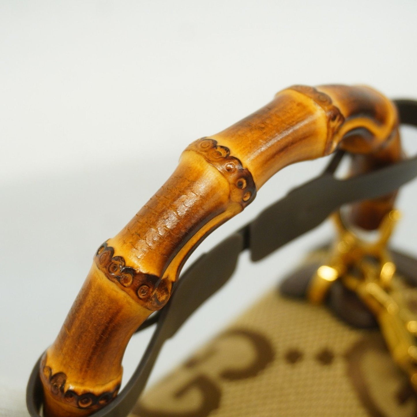 Gucci Brown Canvas Bag
