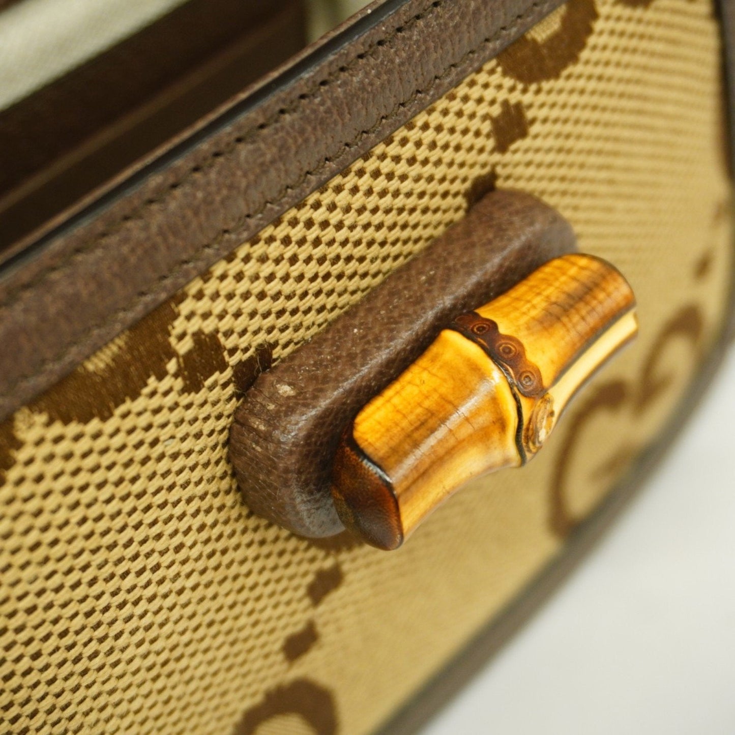 Gucci Brown Canvas Bag