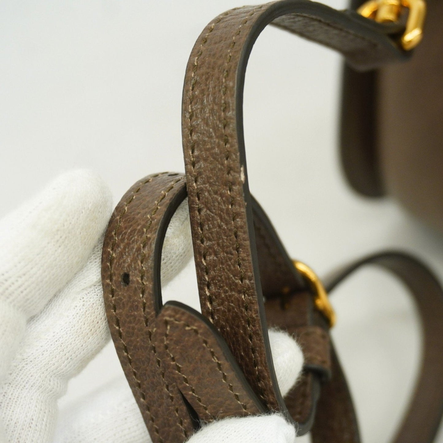 Gucci Brown Canvas Bag