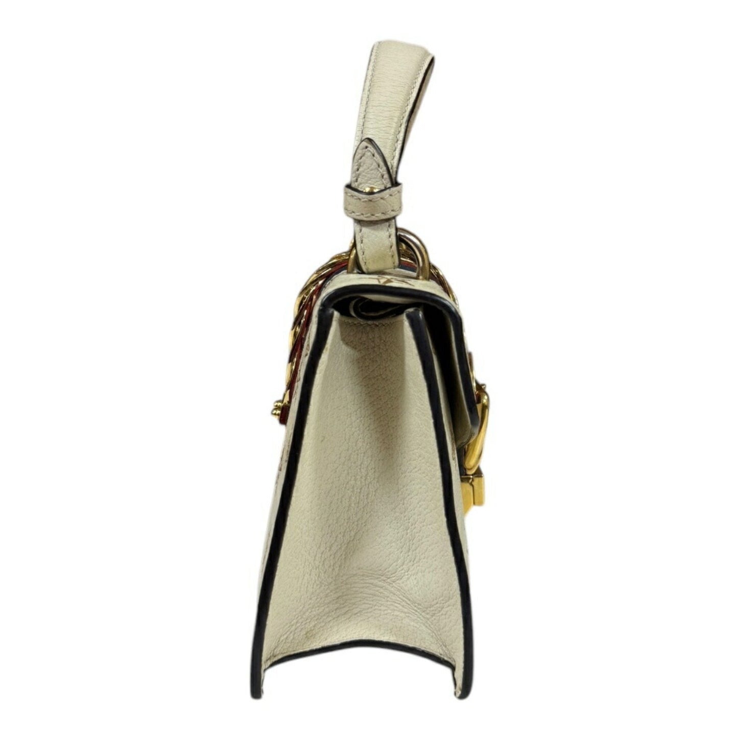 Gucci Sylvie White Leather Bag