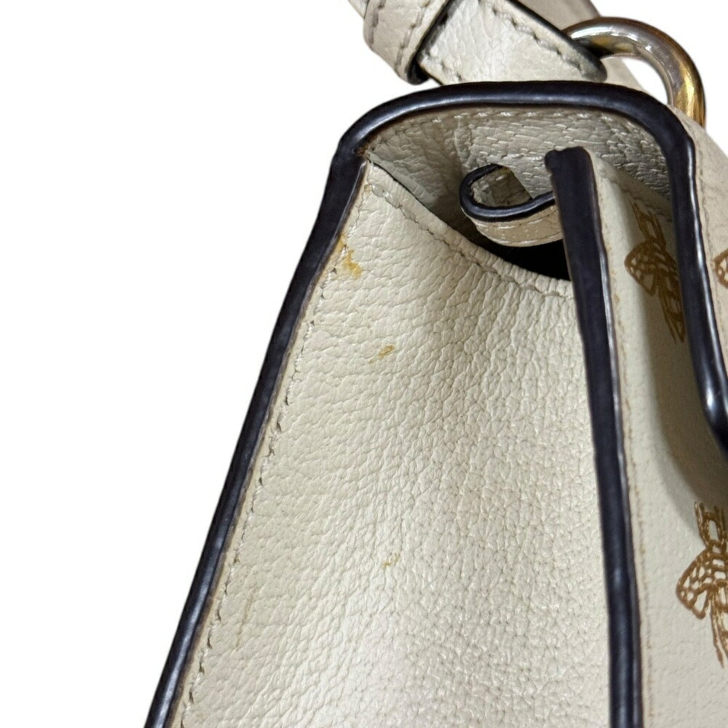 Gucci Sylvie White Leather Bag