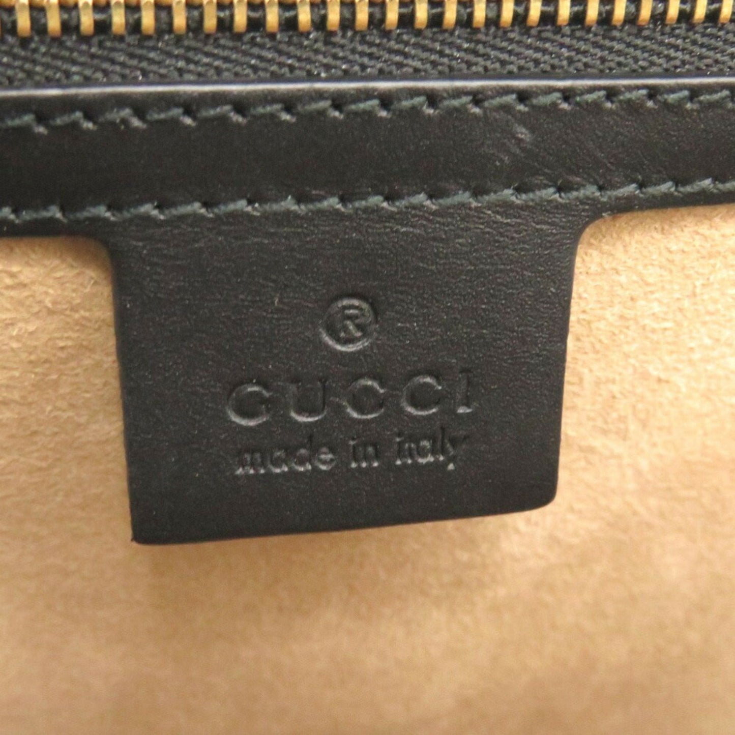 Gucci Sylvie Black Leather Bag