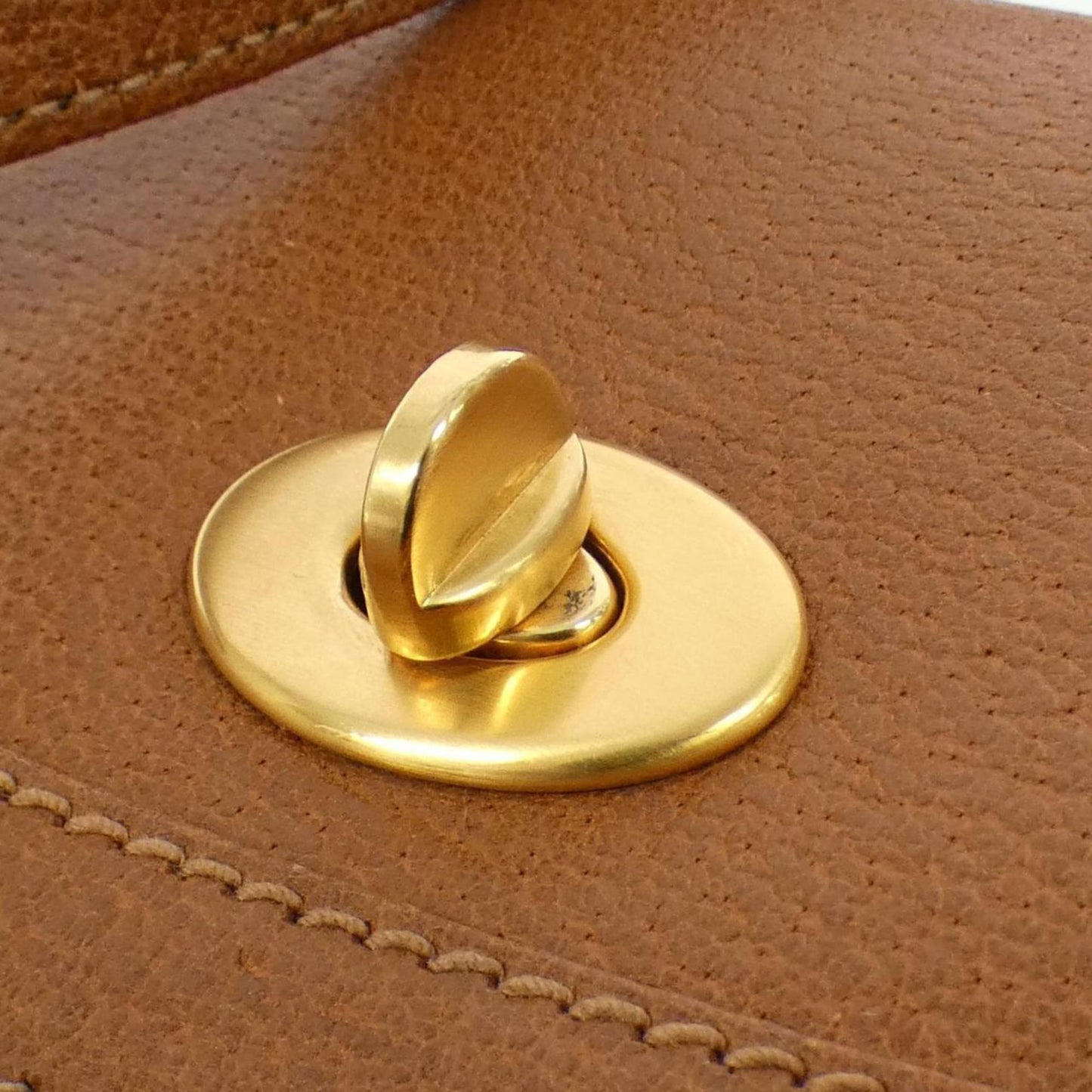 Gucci Bamboo Brown Leather Bag