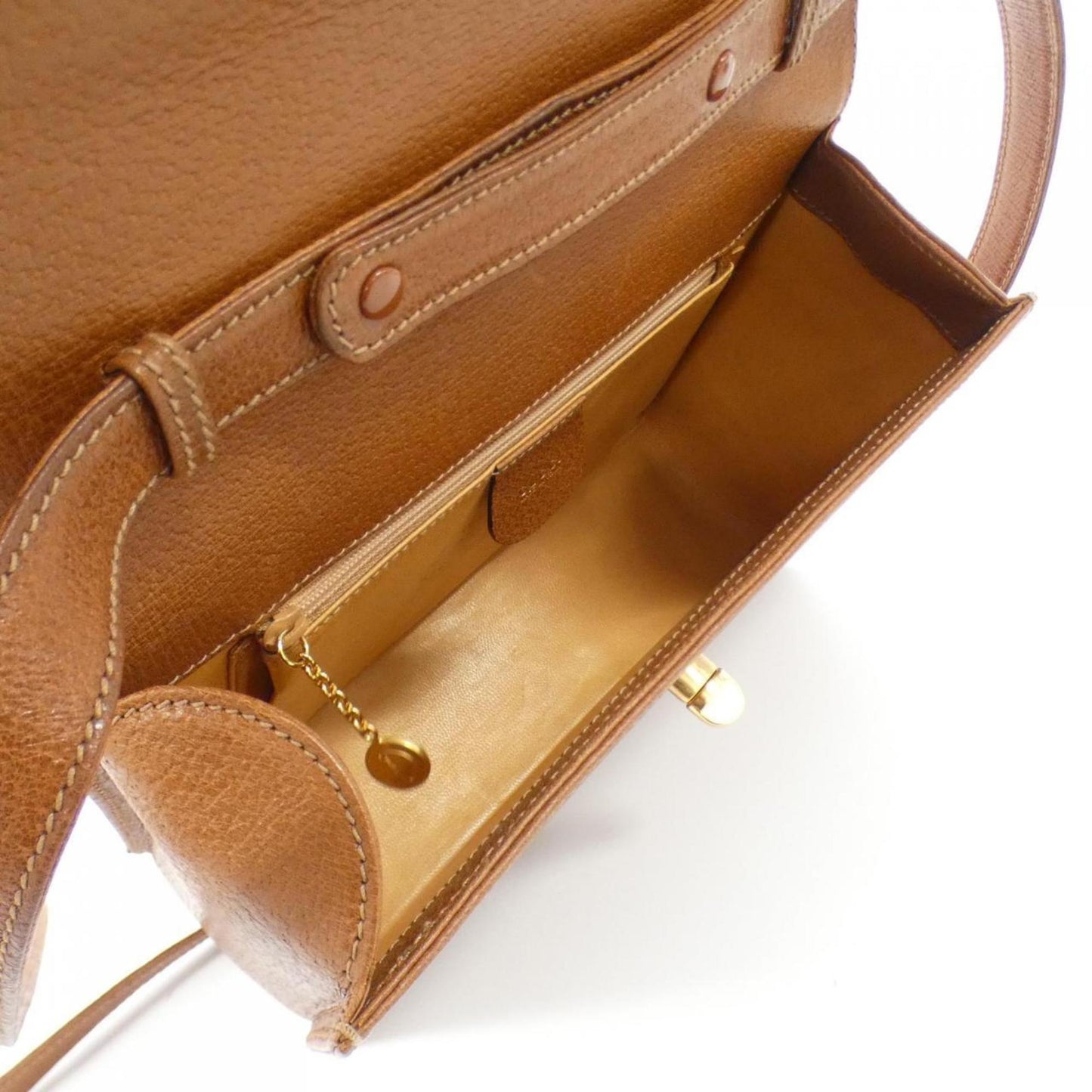 Gucci Bamboo Brown Leather Bag