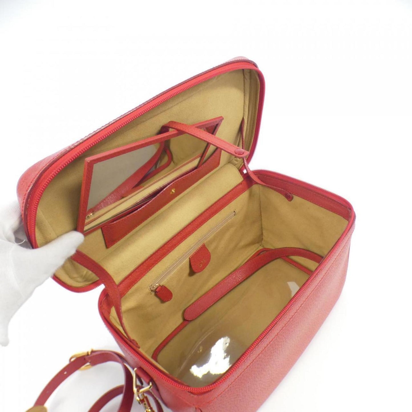 Gucci Red Leather Bag