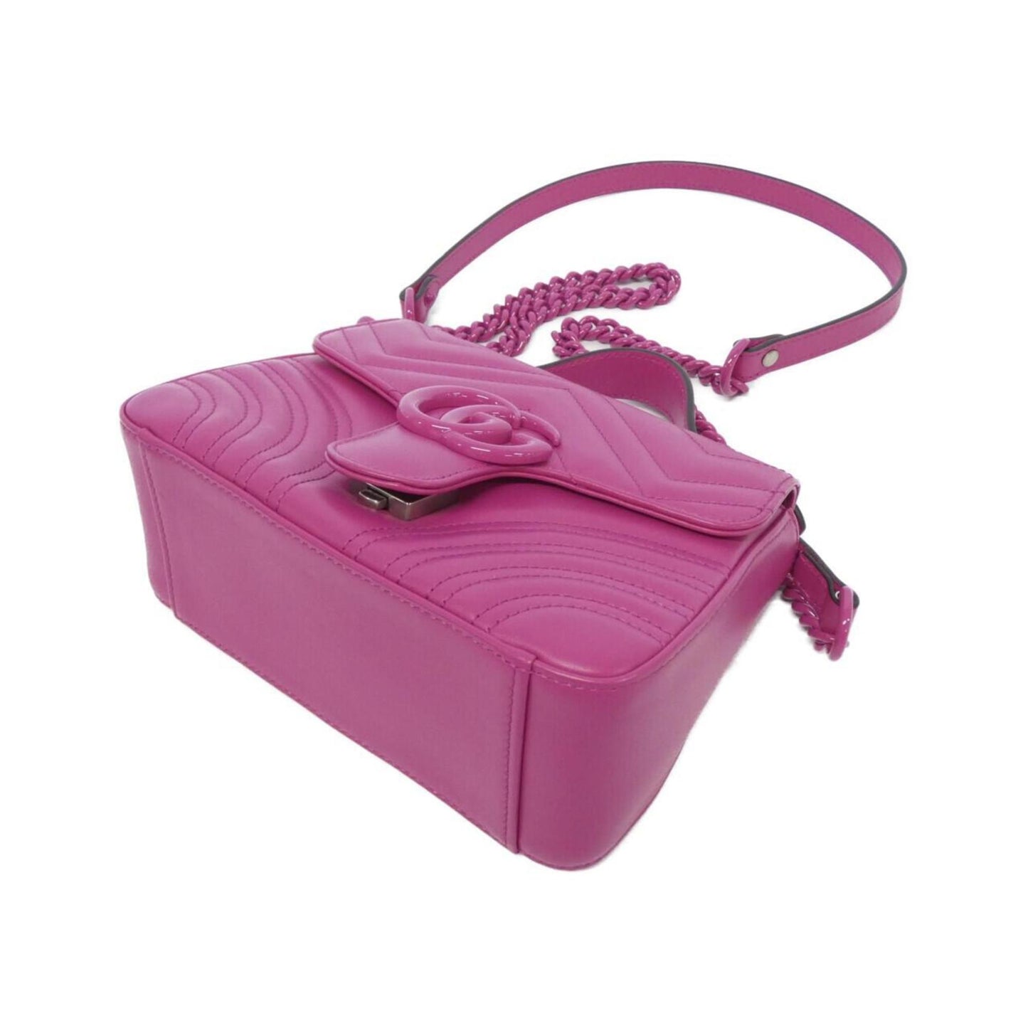 Gucci Marmont Pink Leather Bag