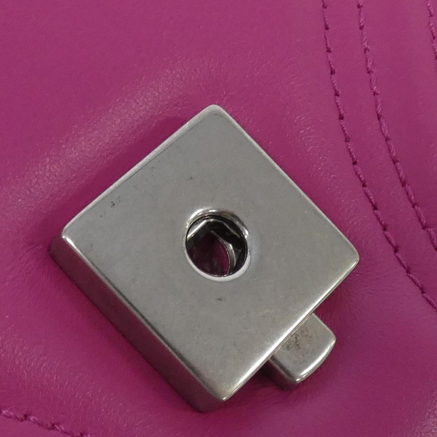 Gucci Marmont Pink Leather Bag