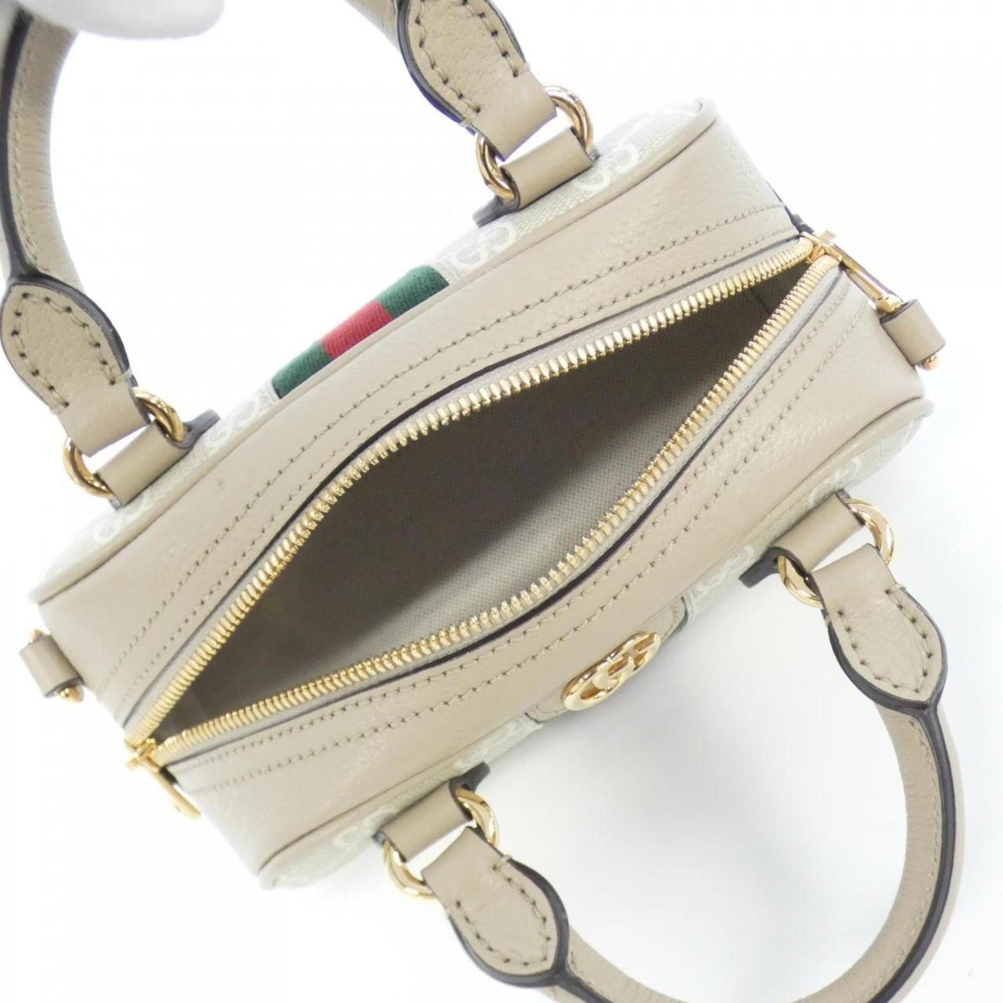 Gucci Ophidia Beige Canvas Bag