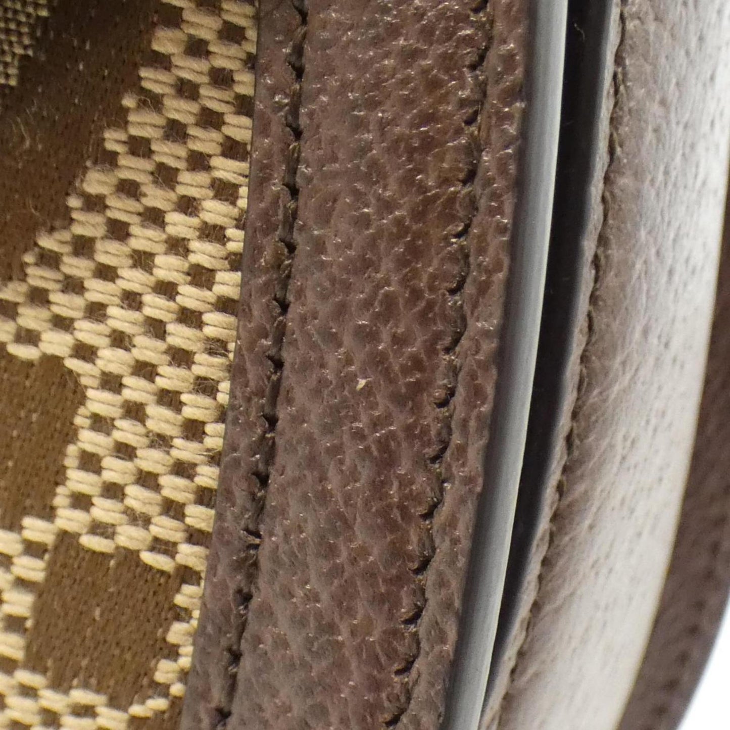 Gucci Bamboo Brown Canvas Bag