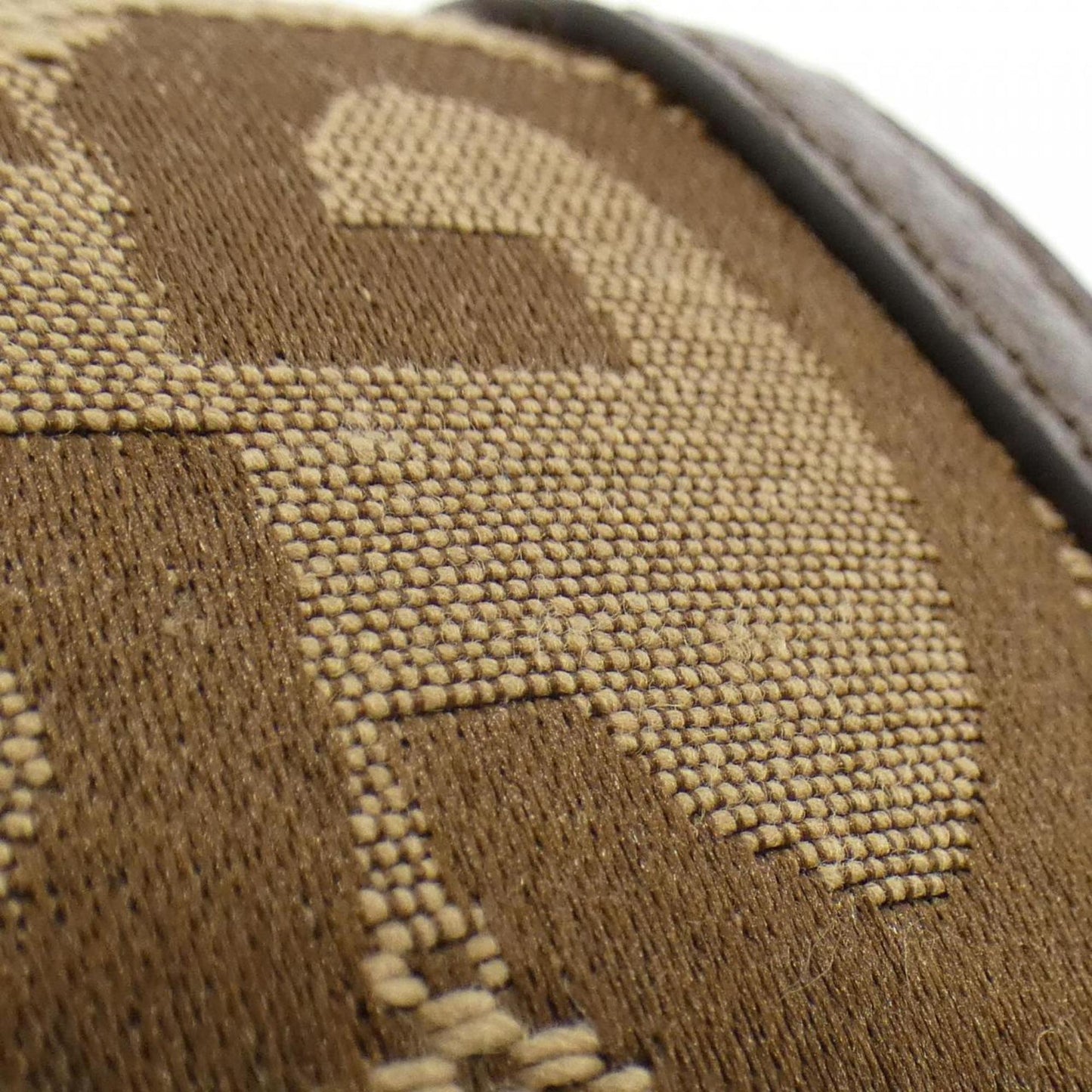 Gucci Bamboo Brown Canvas Bag
