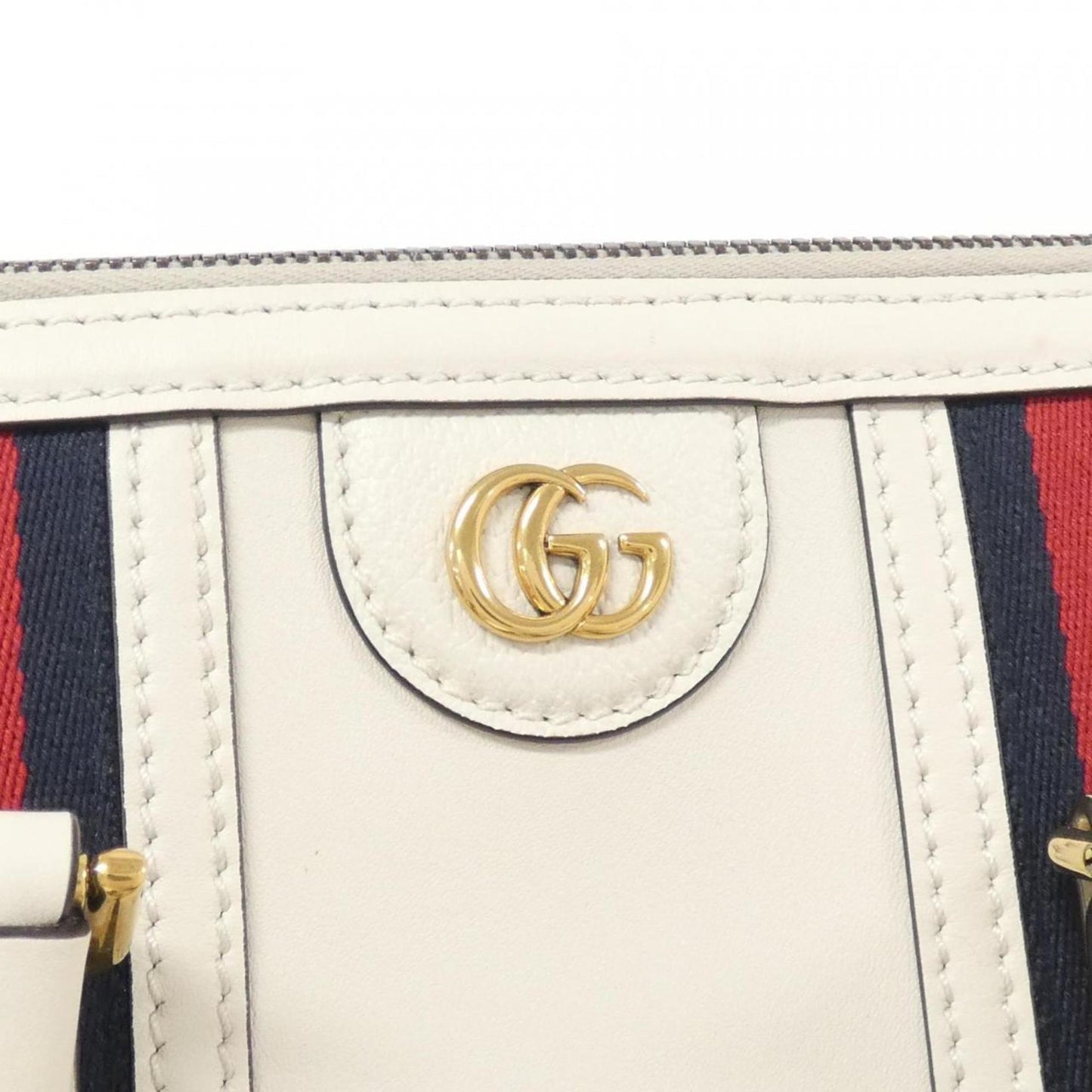 Gucci White Leather Bag
