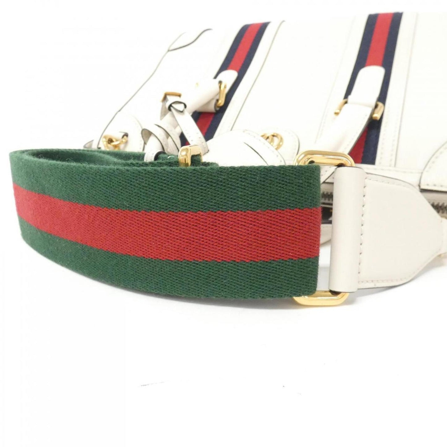 Gucci White Leather Bag