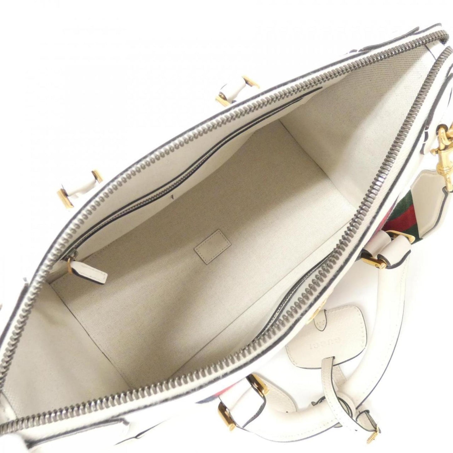 Gucci White Leather Bag